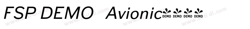 FSP DEMO   Avionic字体转换